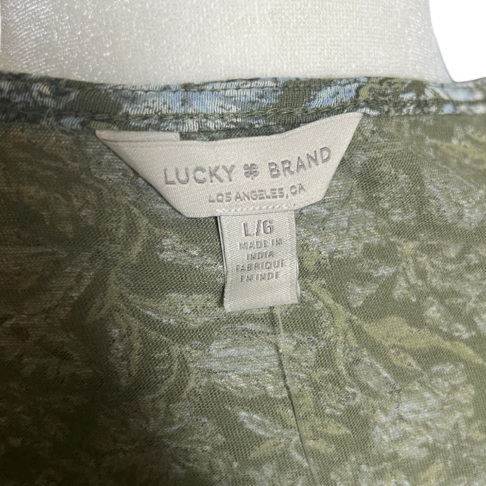 NWT Lucky Brand Blouse L - Picture 5 of 8